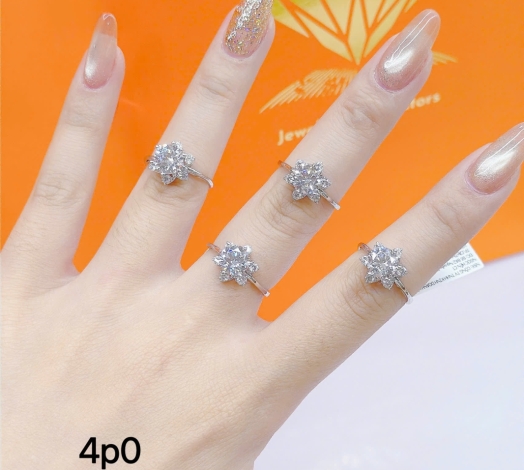 Nhẫn 610 Mẫu Trắng 24