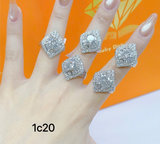Nhẫn 610 Mẫu Trắng 44