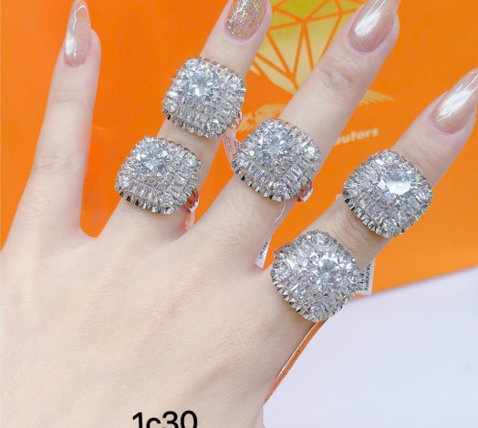 Nhẫn 610 Mẫu Trắng 53
