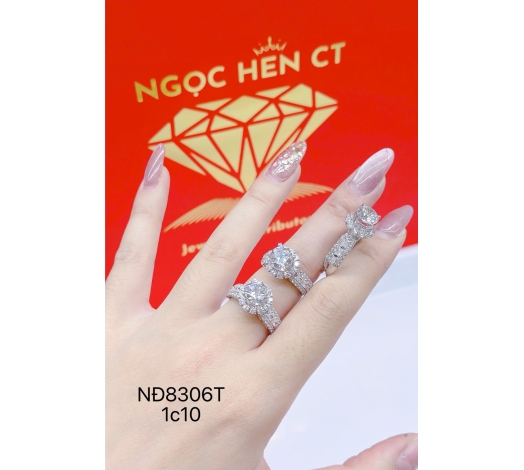 Nhẫn 610 Mẫu Trắng 14