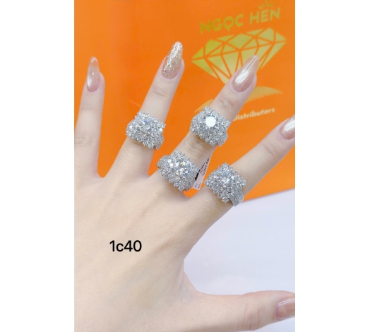Nhẫn 610 Mẫu Trắng 43