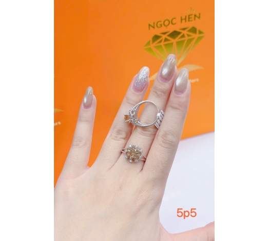 Nhẫn 610 Mẫu Trắng 55