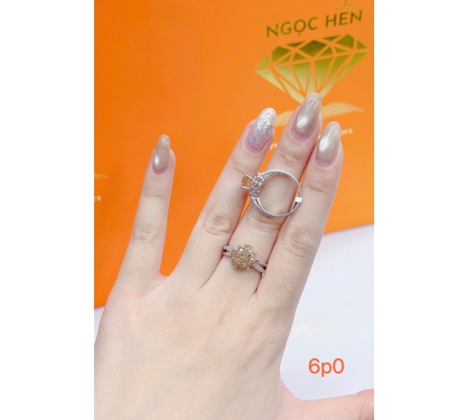 Nhẫn 610 Mẫu Trắng 57