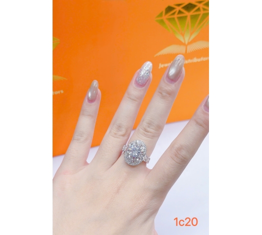 Nhẫn 610 Mẫu Trắng 58