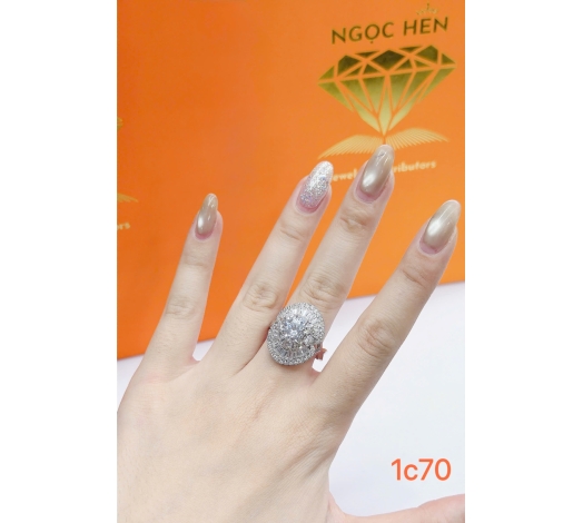 Nhẫn 610 Mẫu Trắng 59