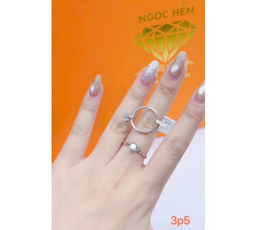 Nhẫn 610 Mẫu Trắng 74