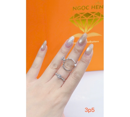 Nhẫn 610 Mẫu Trắng 82