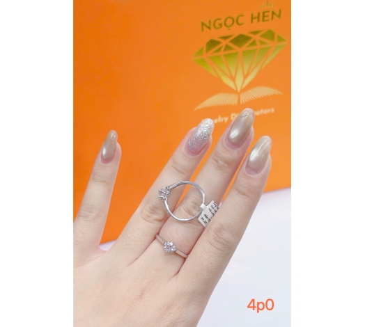 Nhẫn 610 Mẫu Trắng 85